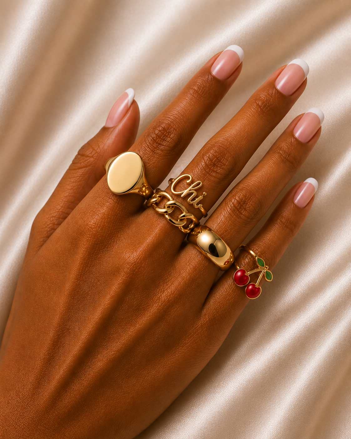 The Chicago Girl Ring Stack
