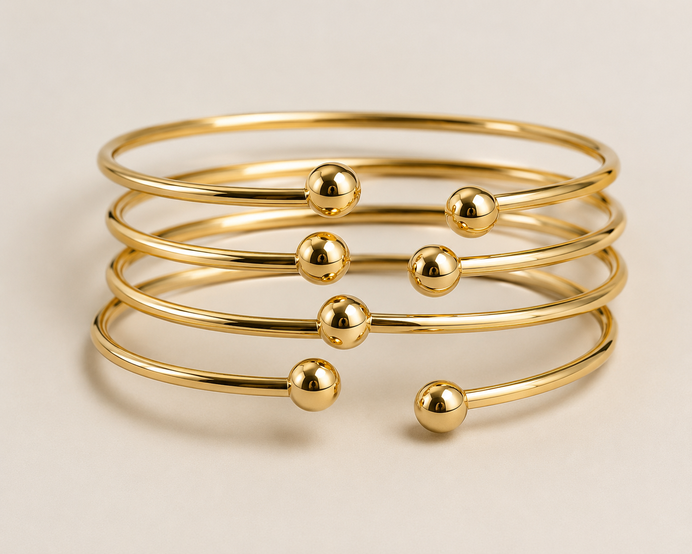 Golden Muse Bangle Set