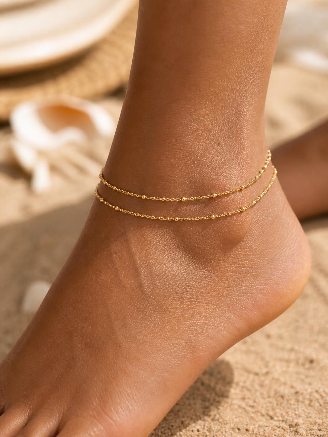 Island Luxe Beaded Anklet