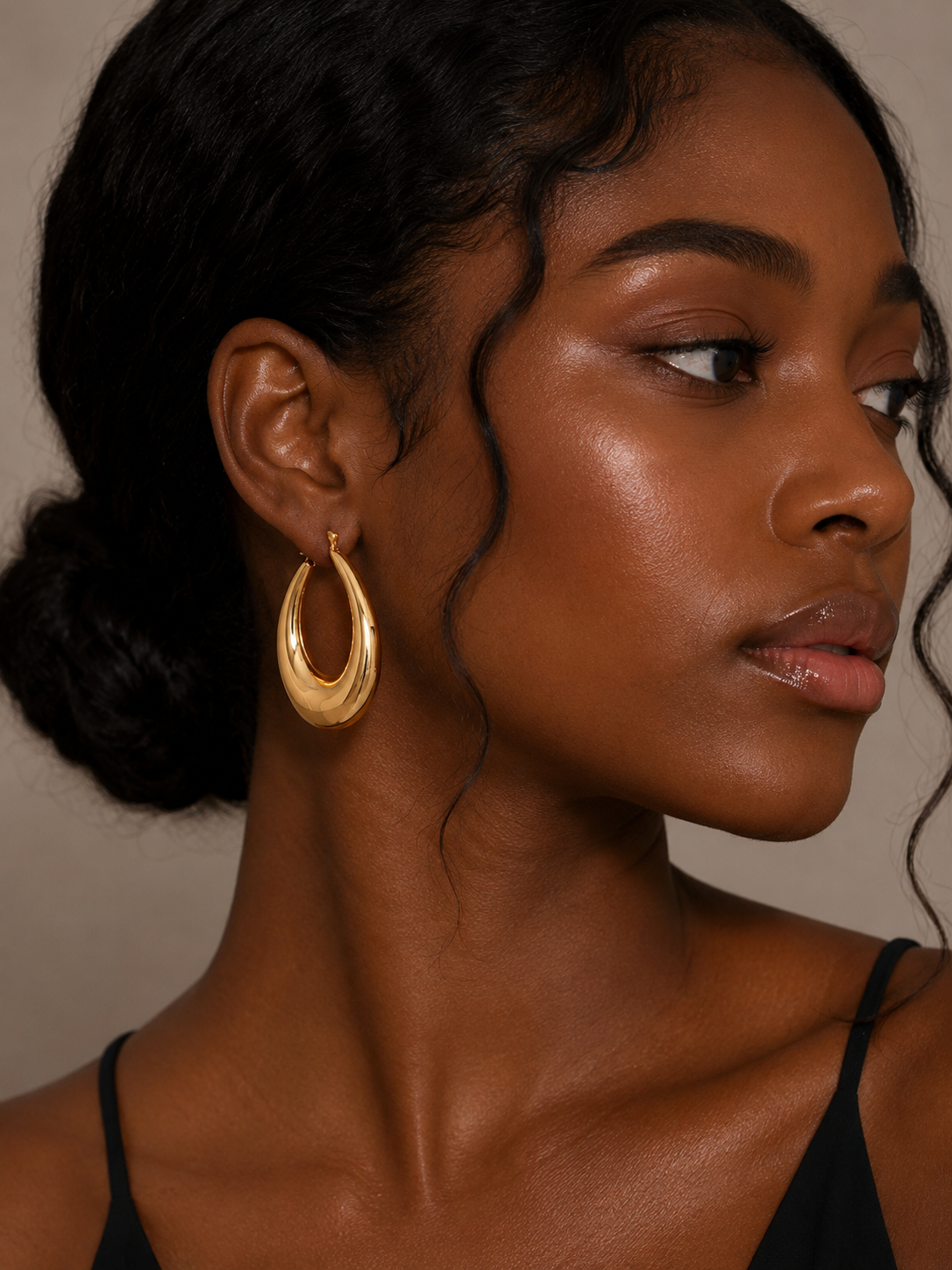The Sculpted Luxe Hoops