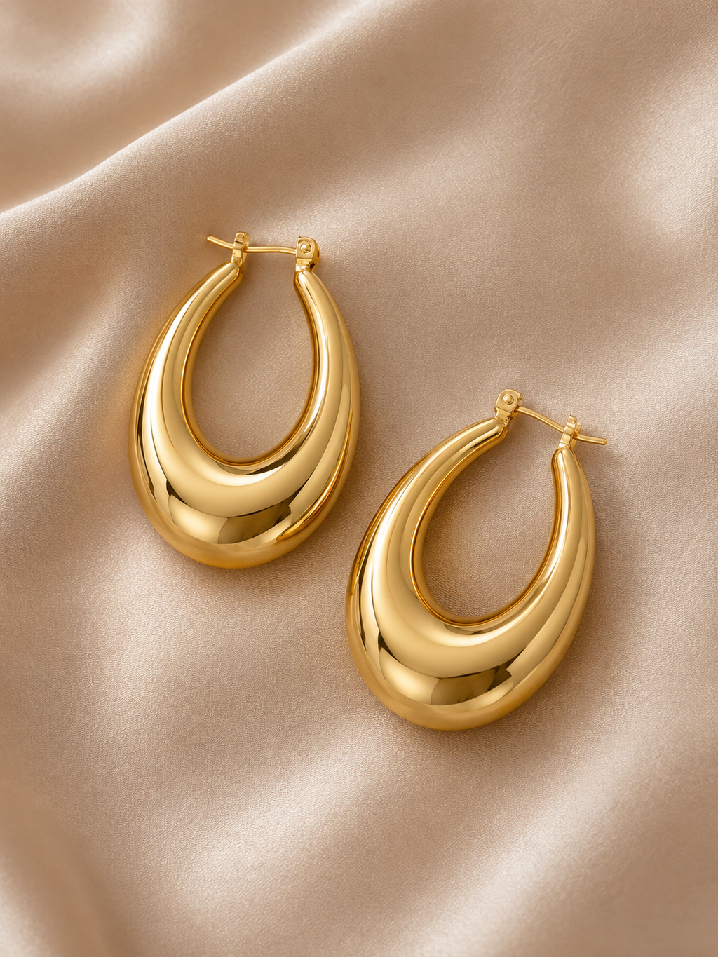 The Sculpted Luxe Hoops