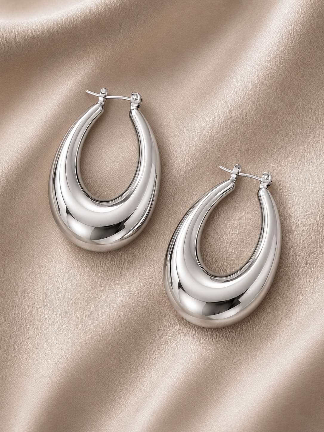 The Sculpted Luxe Hoops