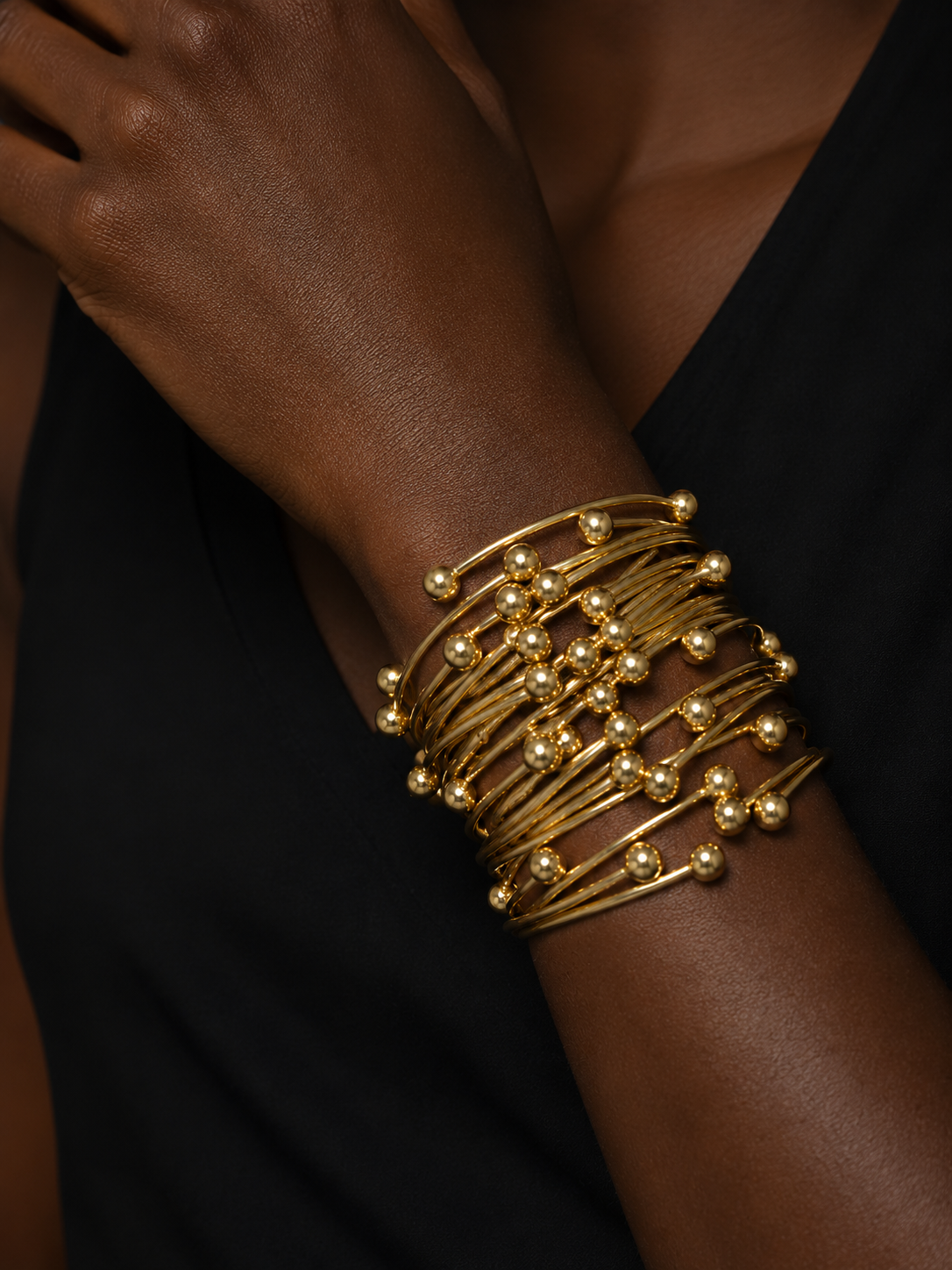 Golden Muse Bangle Set