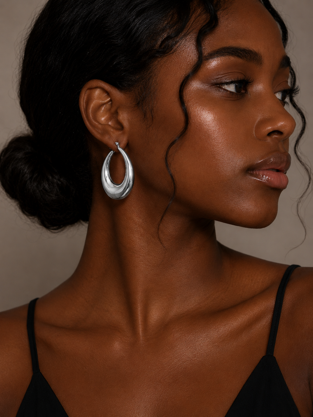 The Sculpted Luxe Hoops