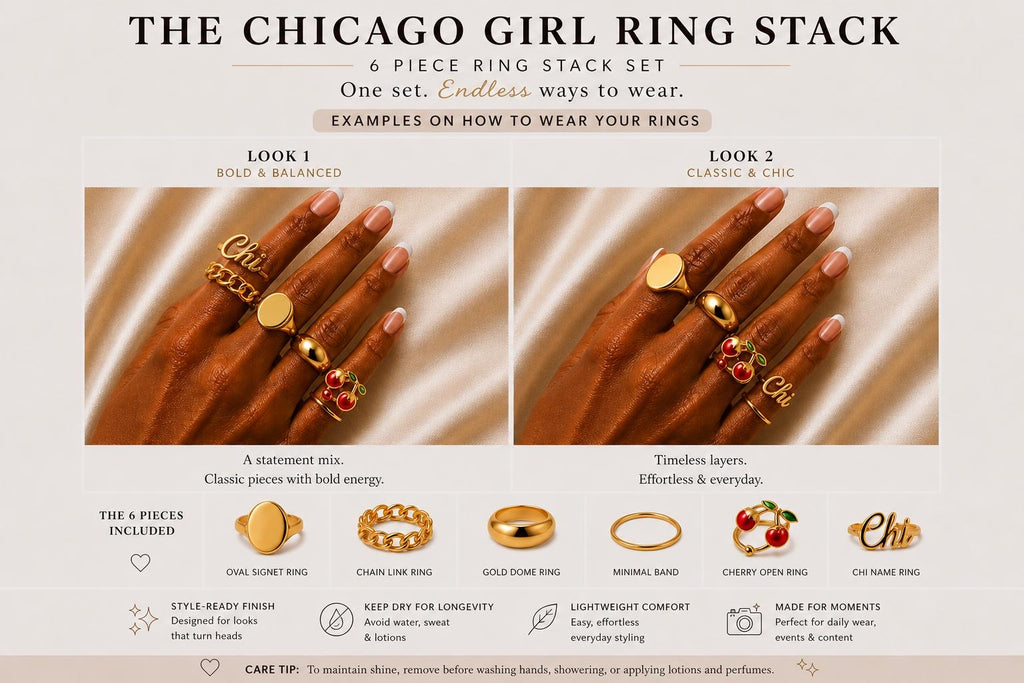 The Chicago Girl Ring Stack