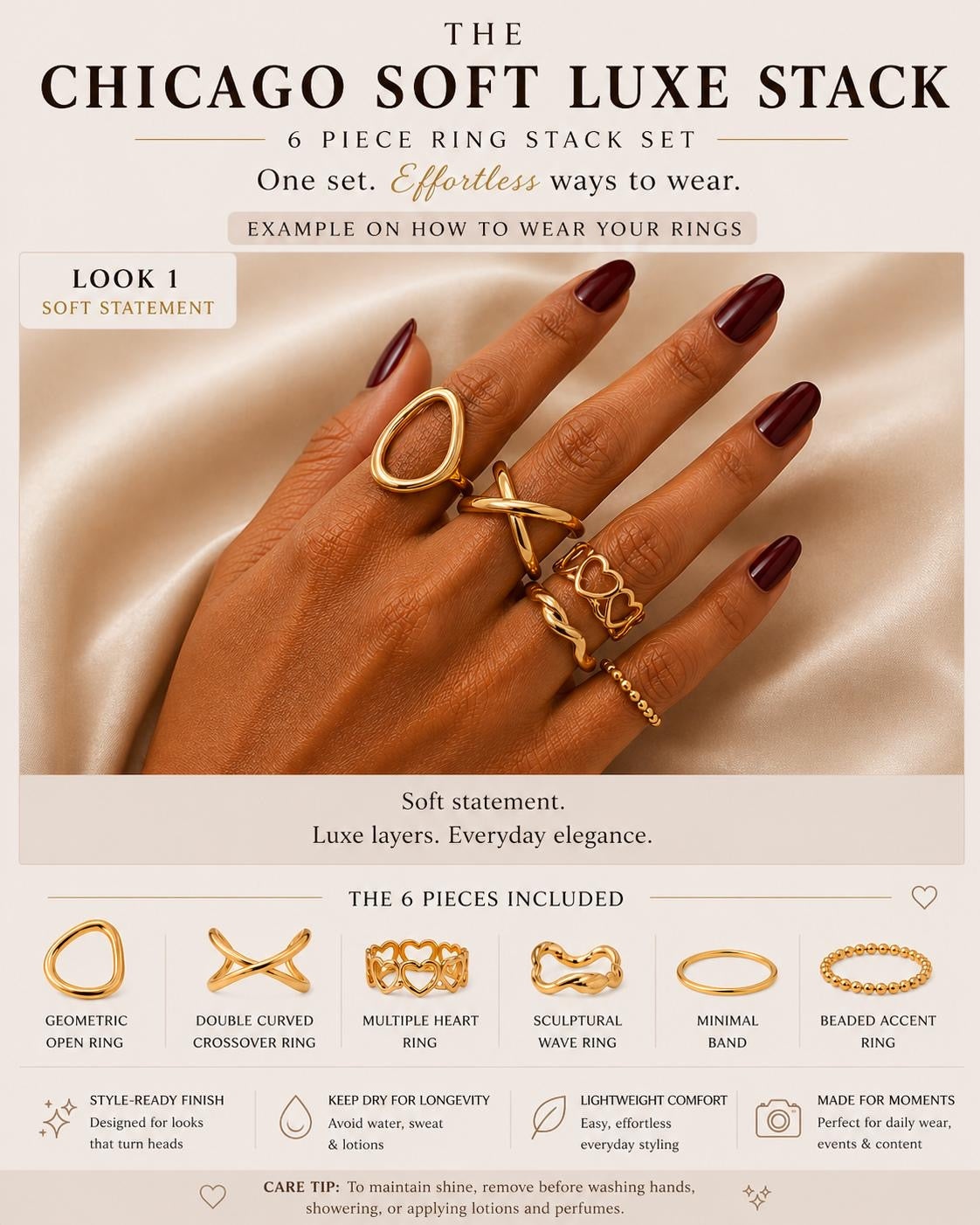 The Chicago Soft Luxe Stack